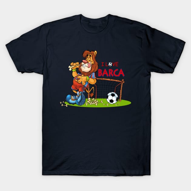 I love barca T-Shirt by nabilllll